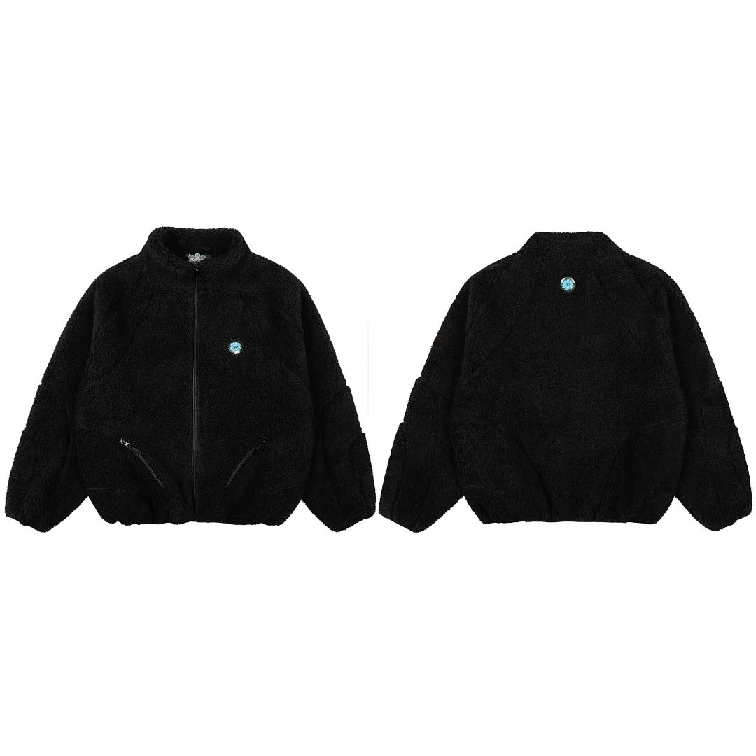 Broken Planet European and American niche fashion brand autumn and winter casual warm embroidery badge fleece jacket jacket jacket
