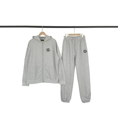 Broken Planet Fashion Autumn/Winter Sports and Leisure Set with Velvet Cardigan Hoodie Pants for Men and Women FOG